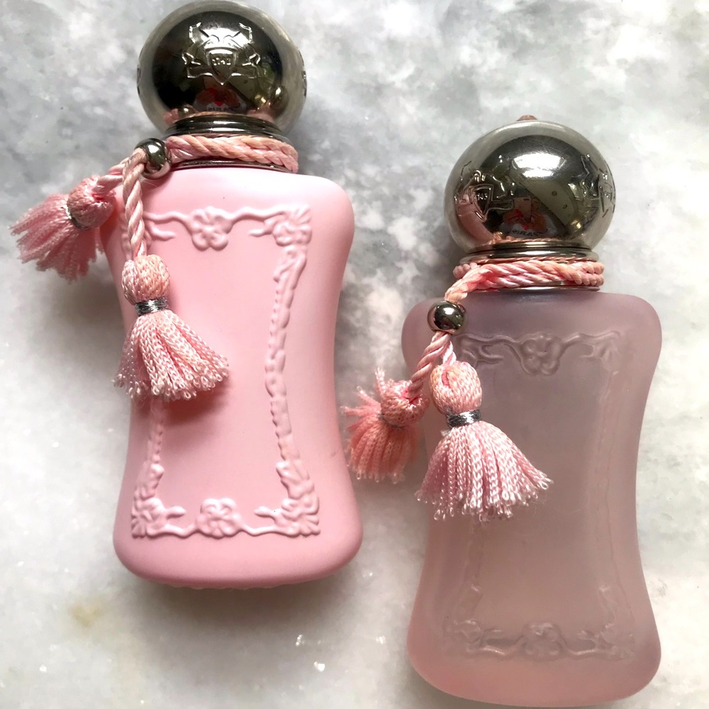 2 DELINA Empty Parfume Bottles size 1 fl oz
